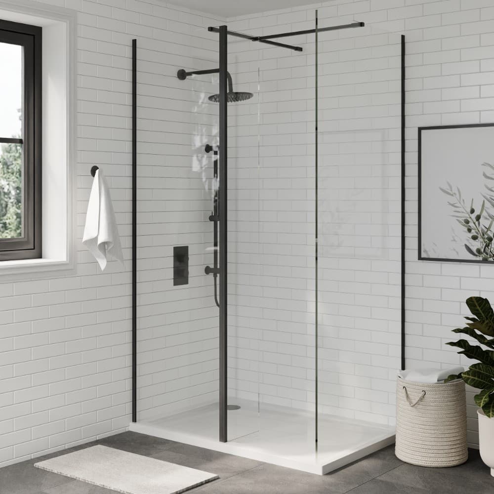 Stylish Bathroom Interiors with Shower Base Shower Solutions