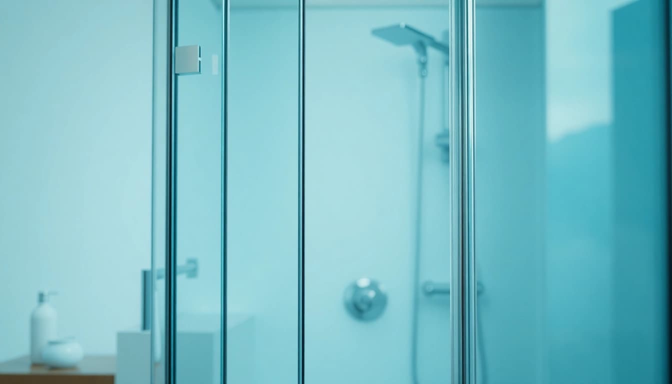 Besondere sonni Duschkabine in modernem Badezimmer mit eleganten Designelementen