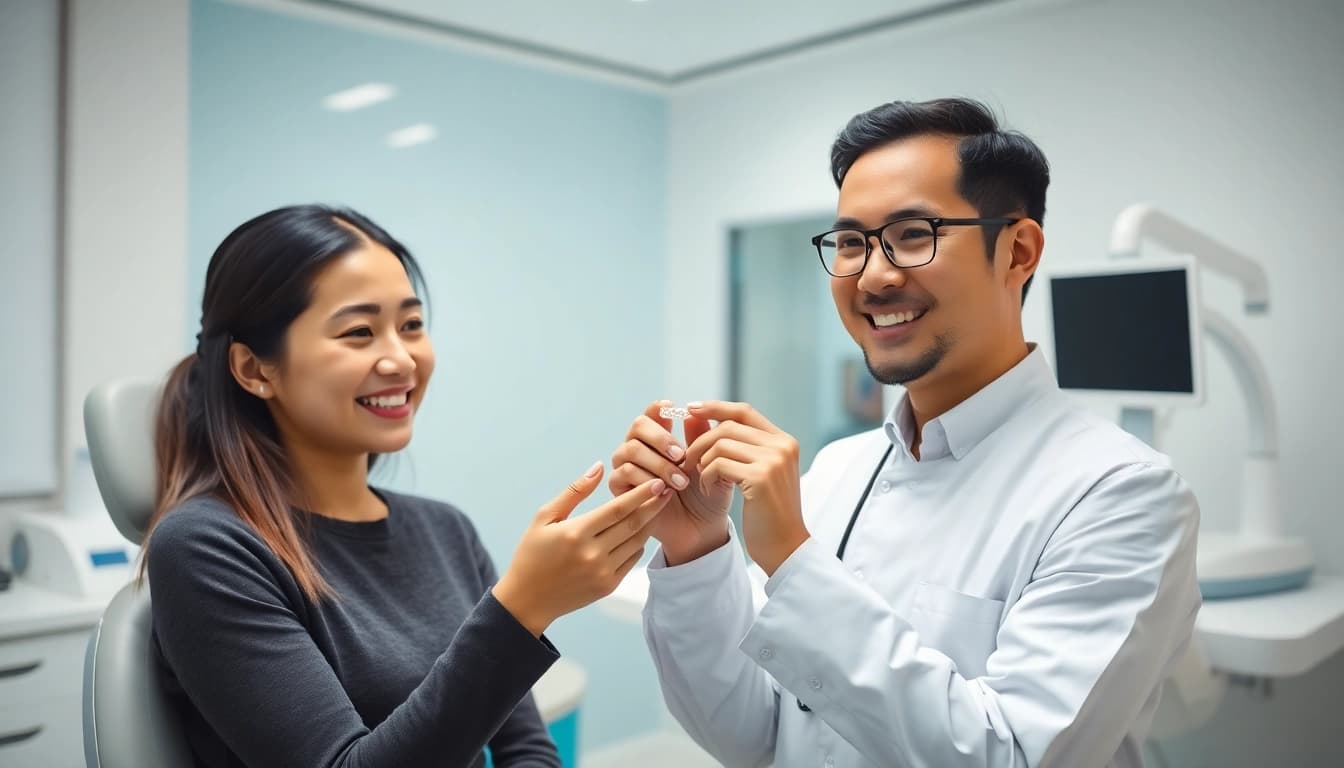 Invisalign treatment in Kuala Lumpur consultation with a friendly orthodontist.