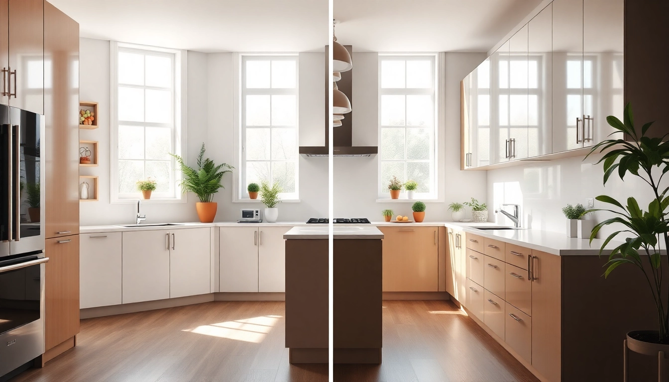 Revitalize your space with Cabinet Refacing Saint Petersburg FL, featuring transformed modern cabinetry.