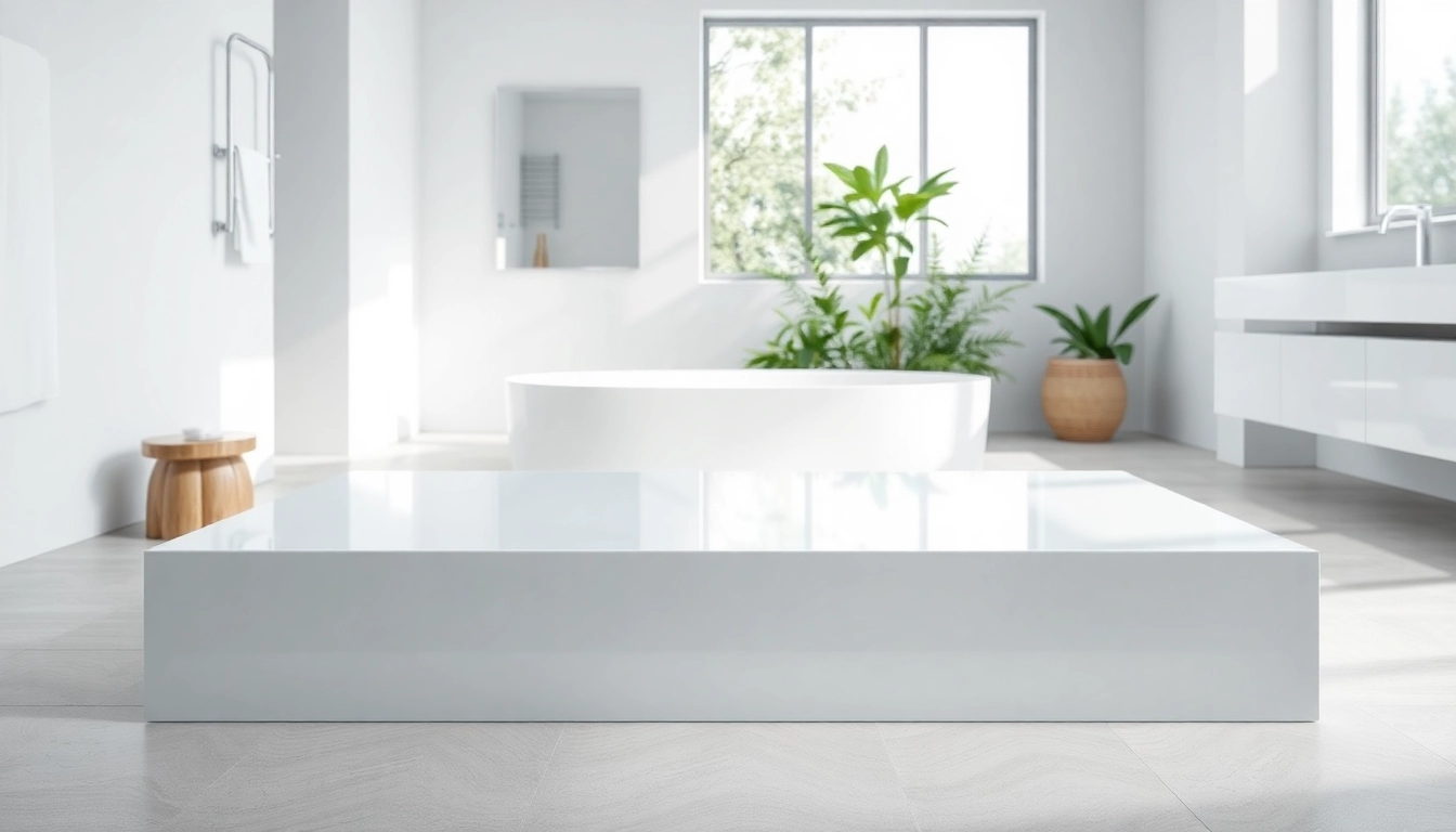 Transform your bathroom aesthetics with this modern shower base showcasing sleek design and high-quality material.