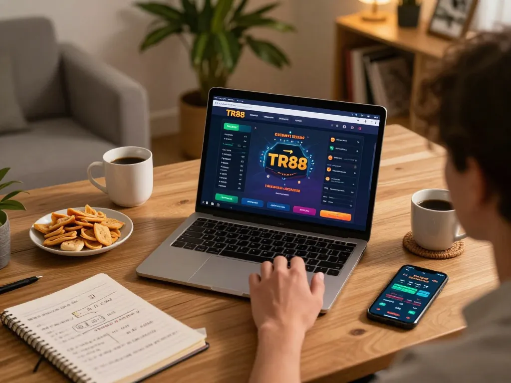 Experience tr88 win through an engaging online gaming session with the TR88 app, showcasing strategic gameplay.