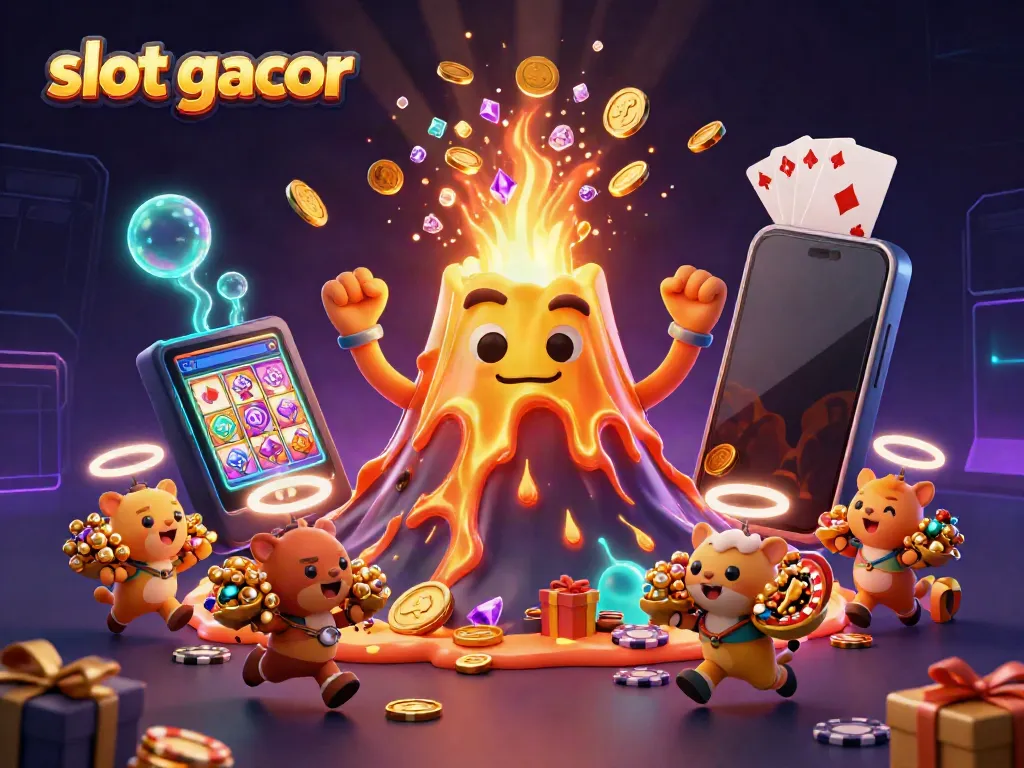 Experience the thrilling world of slot gacor, featuring a vibrant eruption of treasures and gaming excitement.