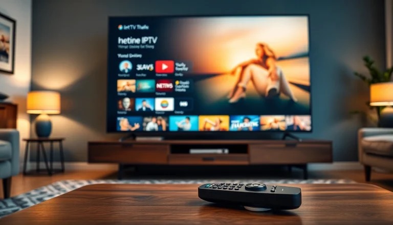 IPTV Premium Service by GenIPTV for Elite Viewing