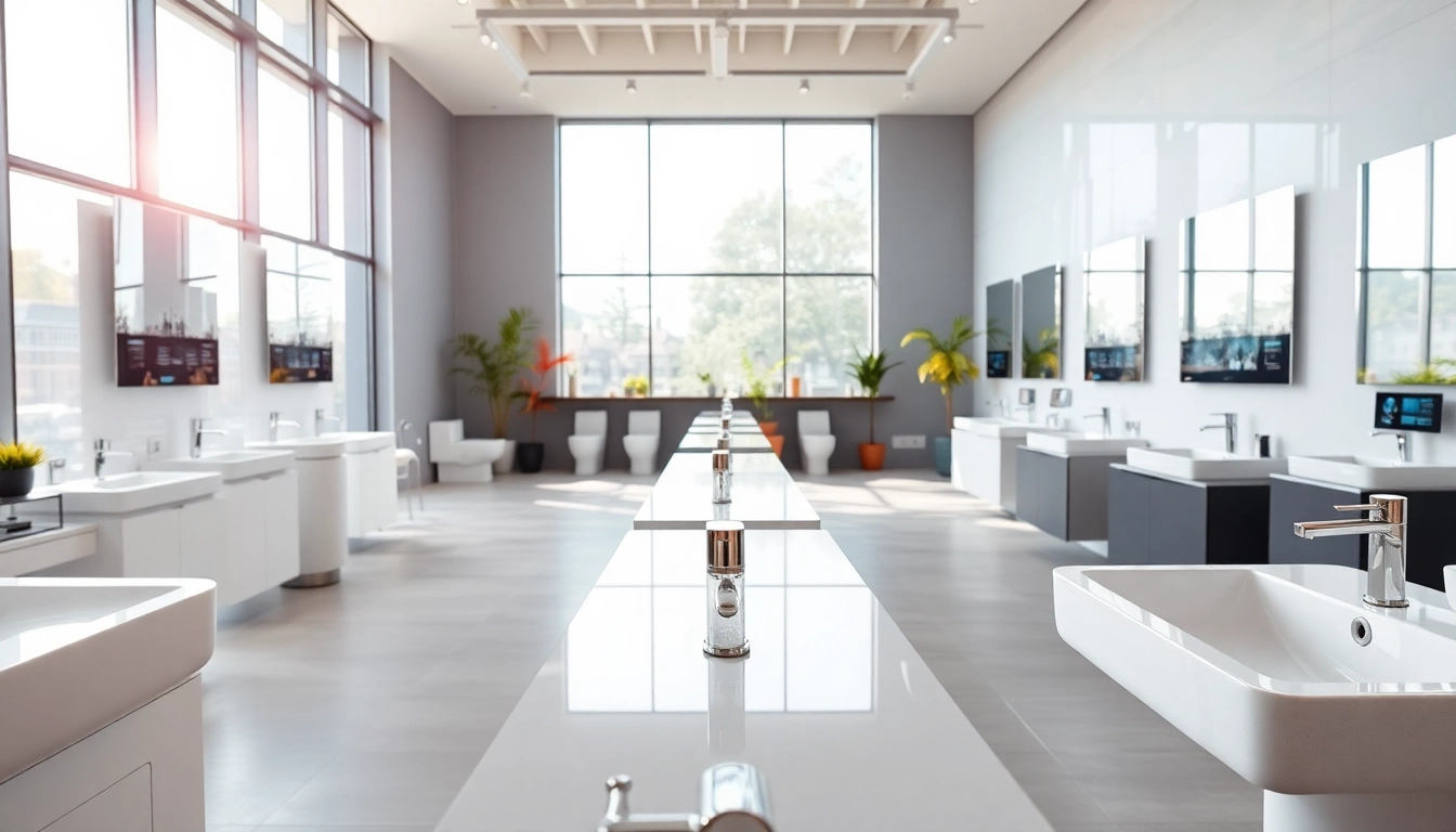Erleben Sie die innovativen Designs von sonni sanitär GmbH in einer modernen Badezimmerausstellung.
