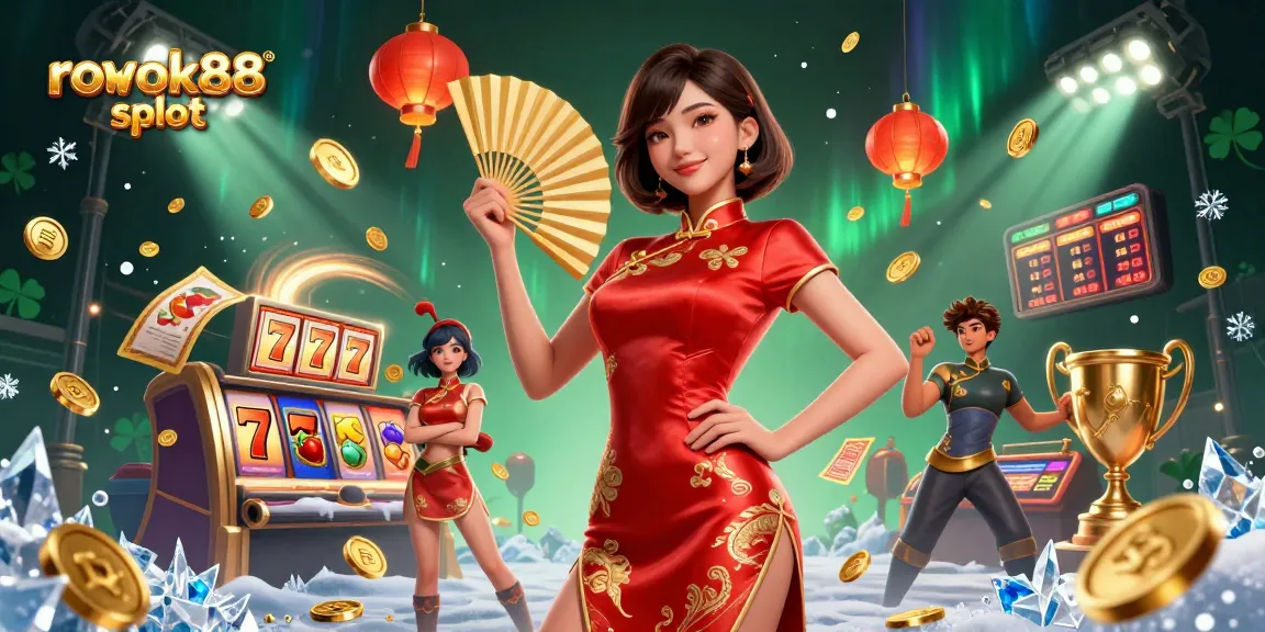 Experience the excitement of rokok88 slot with dynamic reels, festive elements, and a captivating atmosphere.
