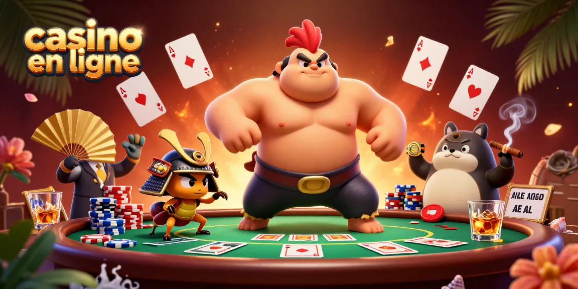Jouer à des jeux passionnants dans un casino en ligne dynamique avec une ambiance festive.