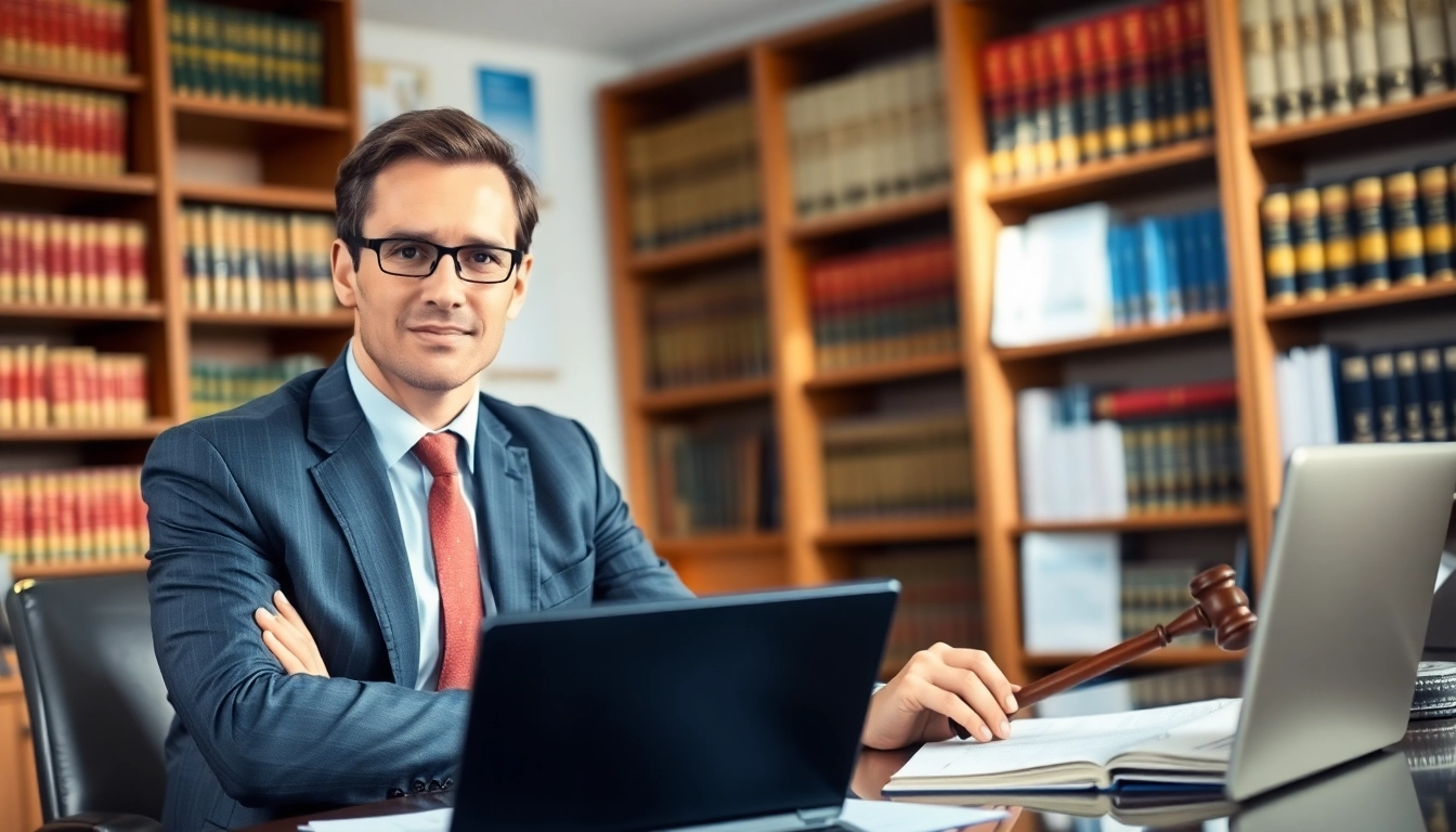 Clearwater truck accident attorney consulting a client in a professional office.