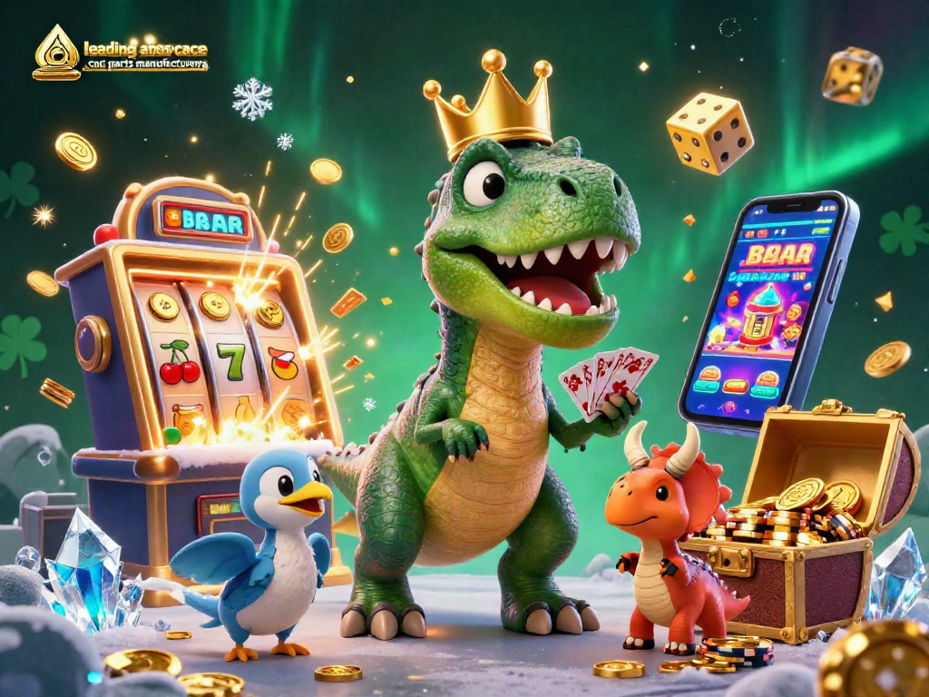Engage in thrilling gameplay with leading aerospace cnc parts manufacturers as T-Rex deals cards and chip-stacking Triceratops shines.