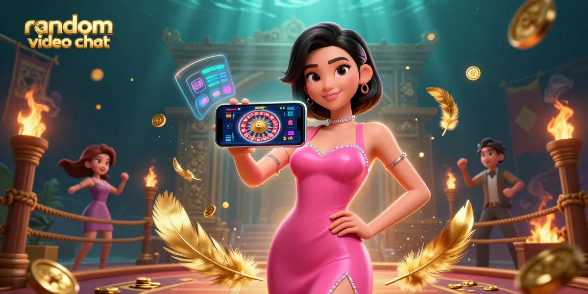 Engage in a dynamic random video chat while experiencing live roulette action.