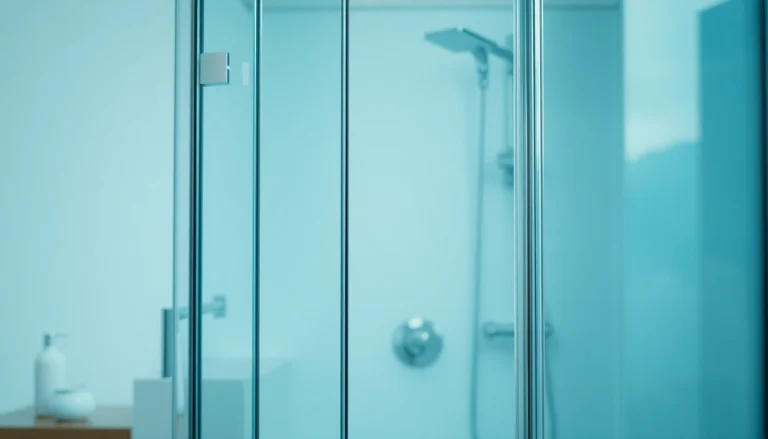 Besondere sonni Duschkabine in modernem Badezimmer mit eleganten Designelementen