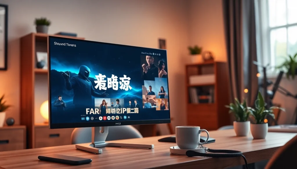 오징어티비 스트리밍 셋업에서 즐기는 인기 프로그램과 편안한 작업공간