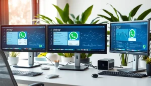 Enhance customer relationships with WhatsApp Smart CRM in a modern business setting.