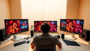 Nano banana pro tool enhances creative image editing in a modern workspace.