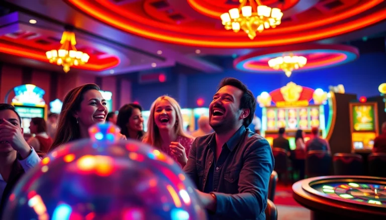 Apostadores desfrutando da casa de apostas bet da sorte em um cassino online vibrante e seguro.