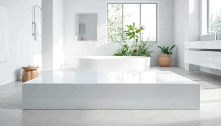 Transform your bathroom aesthetics with this modern shower base showcasing sleek design and high-quality material.