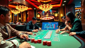 Experience the excitement of winning at the poker table with https://68vip.one/ in a luxurious casino setting.