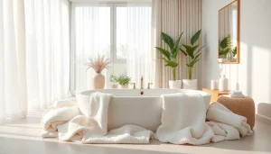 Transform your space with elegant bathrooms showcasing luxurious design elements and soothing atmosphere.