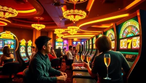 Experience thrilling gameplay at idn slot 777 with neon-lit slots and vibrant casino action.