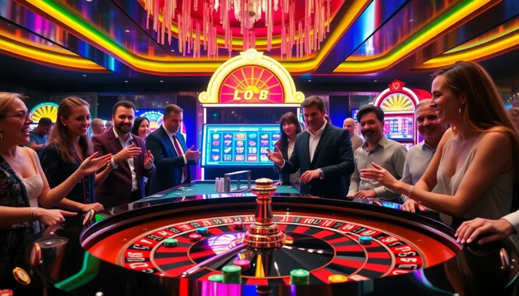 Experience the excitement at BK8 with live casino action including roulette and lively players.