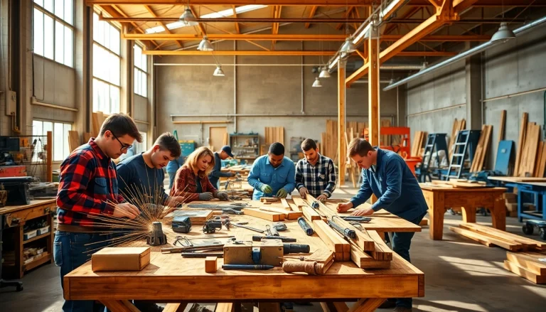 Students gain skills and knowledge in construction trade schools in Texas during hands-on training.