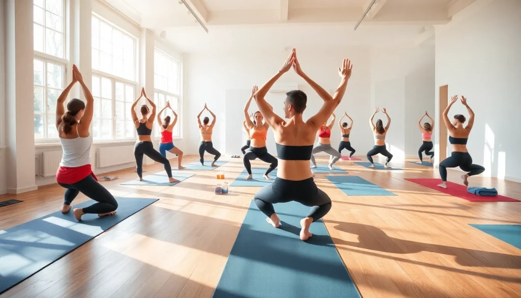 ホットヨガ おすすめを紹介するホットヨガスタジオでの実践者たちの魅力的なシーン