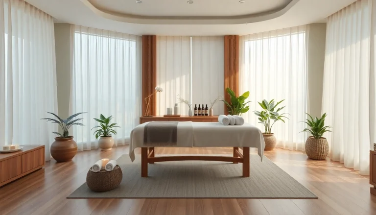 편안한 분위기와 매력적인 장식이 있는 송도마사지 치료실.