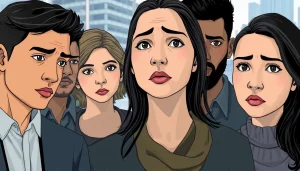 Anxiety symptoms reflected in diverse individuals' expressions in an urban setting.