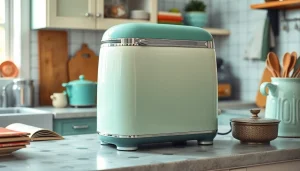 Retro Appliance displayed in a vintage kitchen setting, showcasing style and charm in soft natural light.